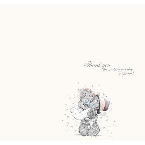 Thank You Mum and Dad Me to You Wedding Card Extra Image 1